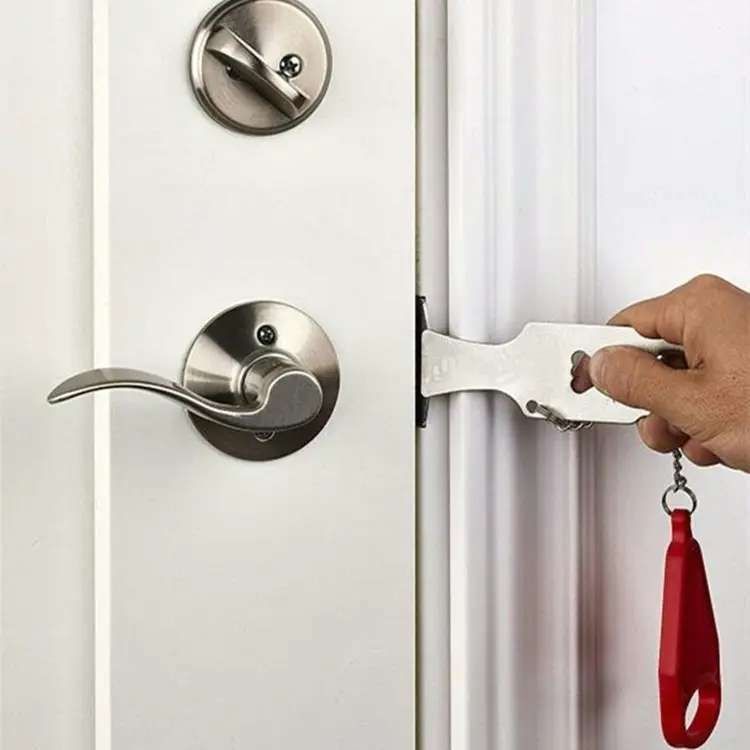 Portable Door Lock with Increased Security, MultiColor - Image 7