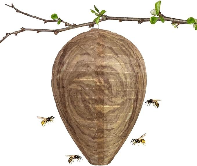 2pcs Non-Toxic Paper Wasp Traps & Bee Deterrent, for Wasp Nest Removal - Image 2