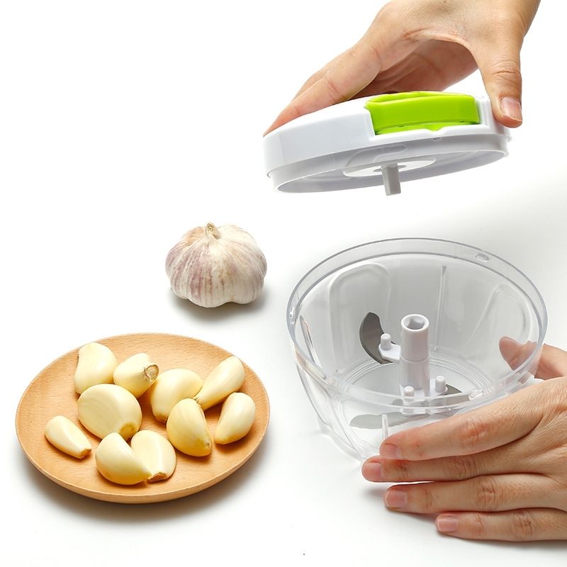 Onion Chopper 500 ml Manual Kitchen Helper, White - Image 3