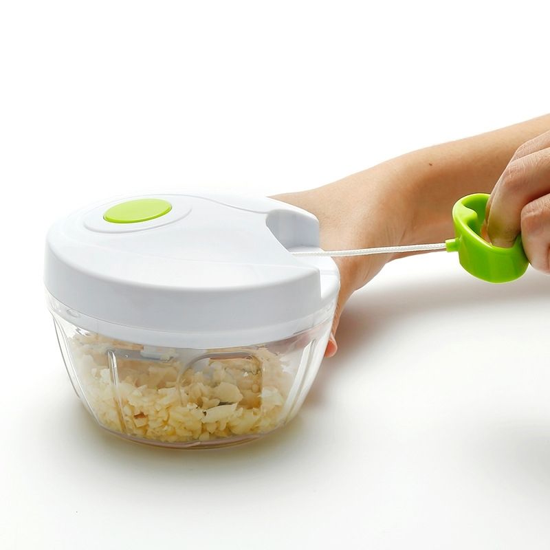 Onion Chopper 500 ml Manual Kitchen Helper, White - Image 4