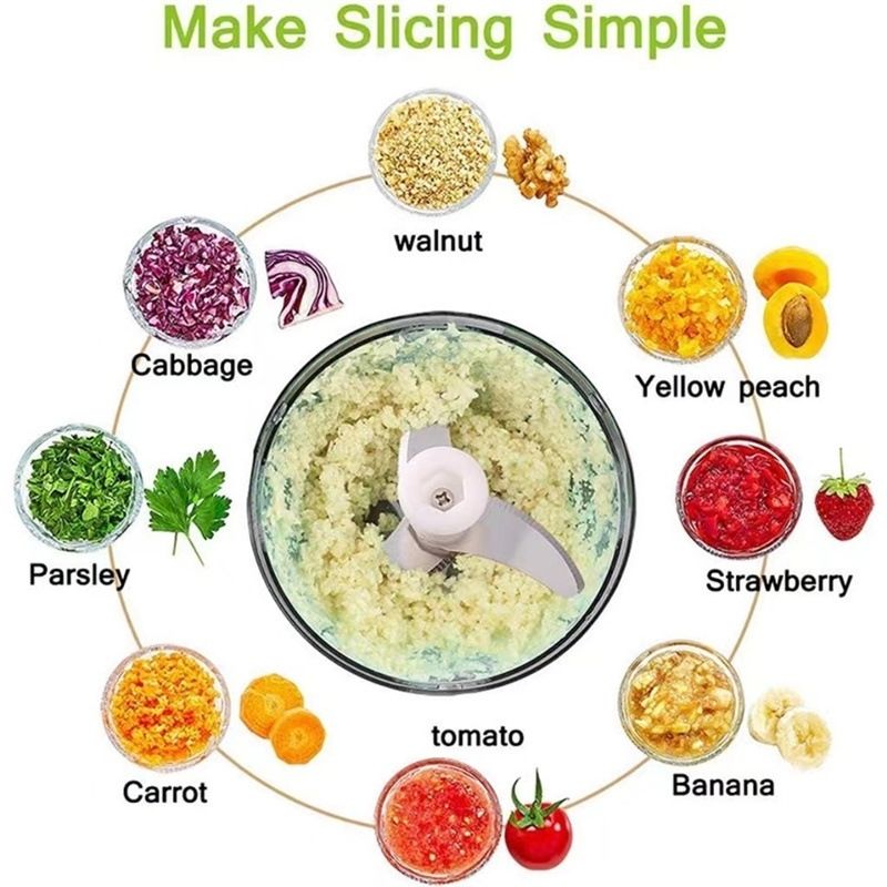 Onion Chopper 500 ml Manual Kitchen Helper, White - Image 6