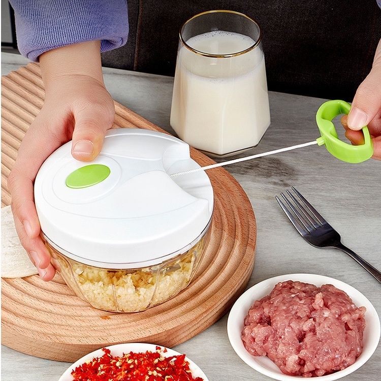 Onion Chopper 500 ml Manual Kitchen Helper, White - Image 8