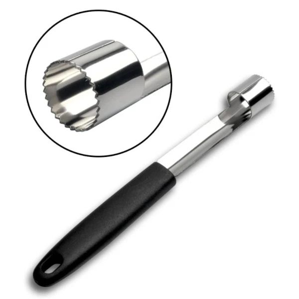 Stainless Steel Apple Corer, Silver - Easy and Efficient Core Removal - Image 1