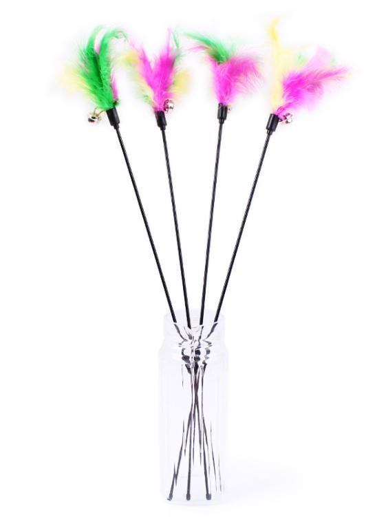 Cat Toy with Feathers and Bell - Image 4