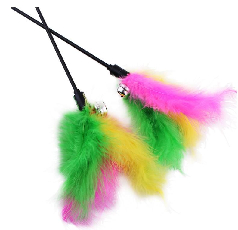 Cat Toy with Feathers and Bell - Image 5