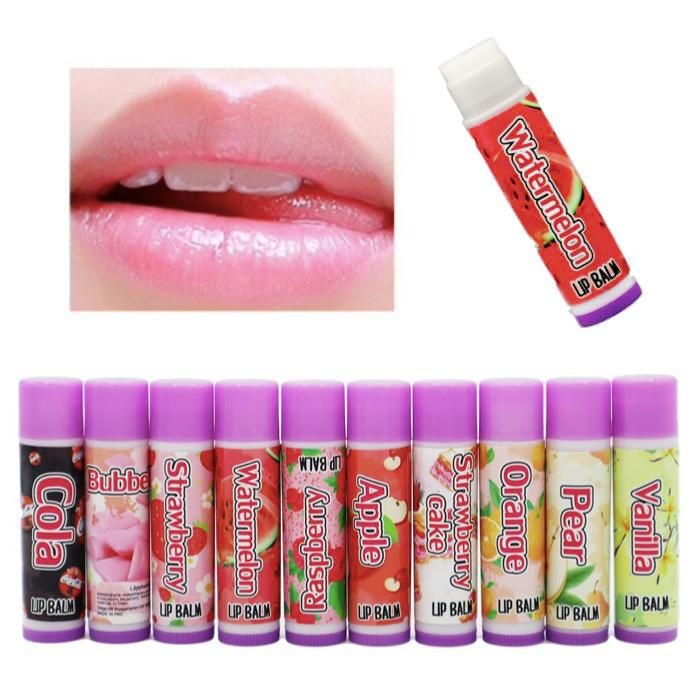 10pcs Lip Balm Softening Mixed Scents MultiColor - Image 1