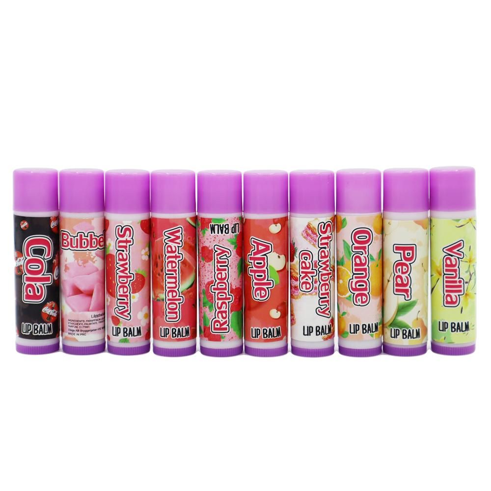 10pcs Lip Balm Softening Mixed Scents MultiColor - Image 2