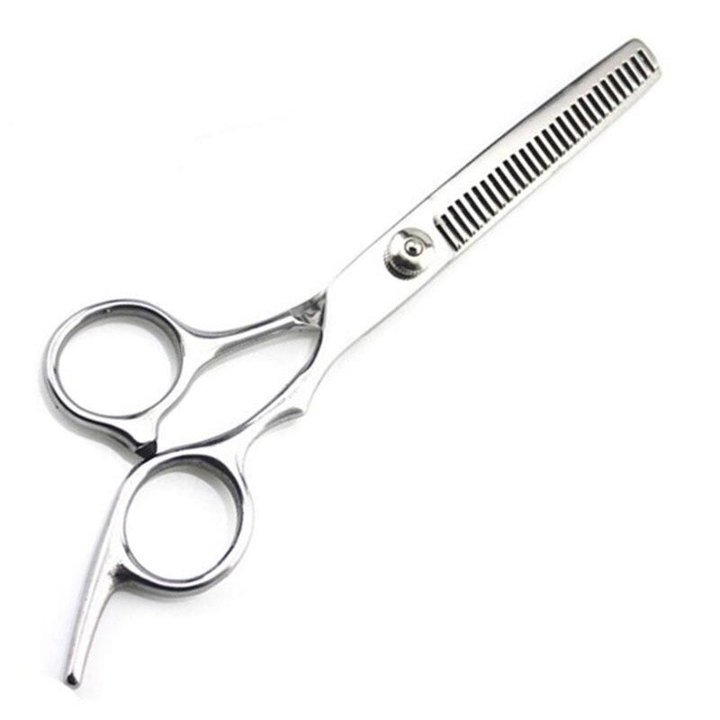Hairdressing scissors stainless steel thinning scissors, silver - Image 1