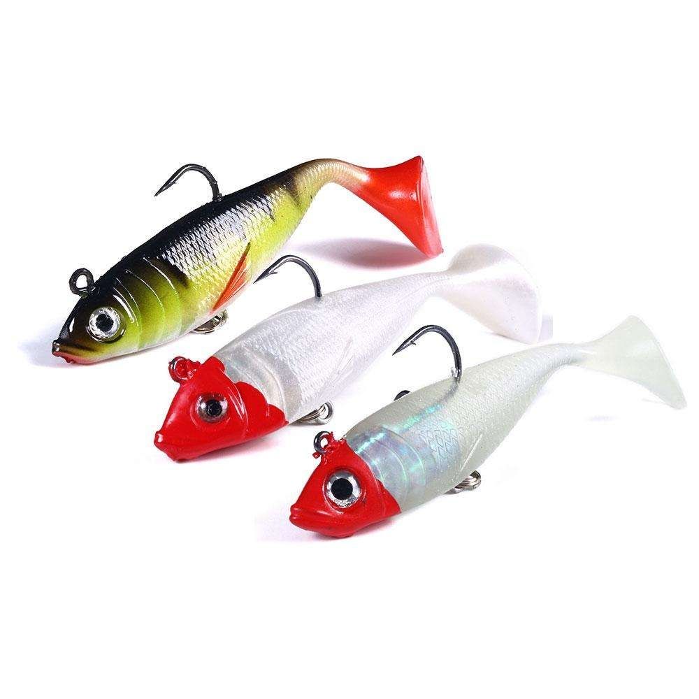 3-Pack Fishing Jigs for Pike and Perch, 10cm, MultiColor - Image 2