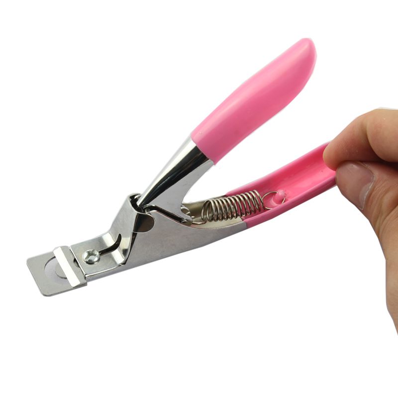 Pink nail scissors and tipping pliers - Image 5