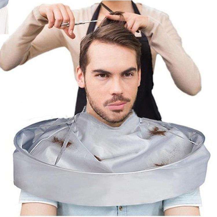 Hairdressing cape, cutting cape umbrella, silver - Image 1