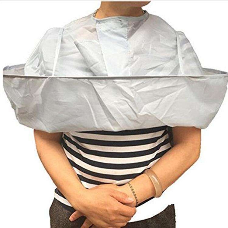 Hairdressing cape, cutting cape umbrella, silver - Image 4