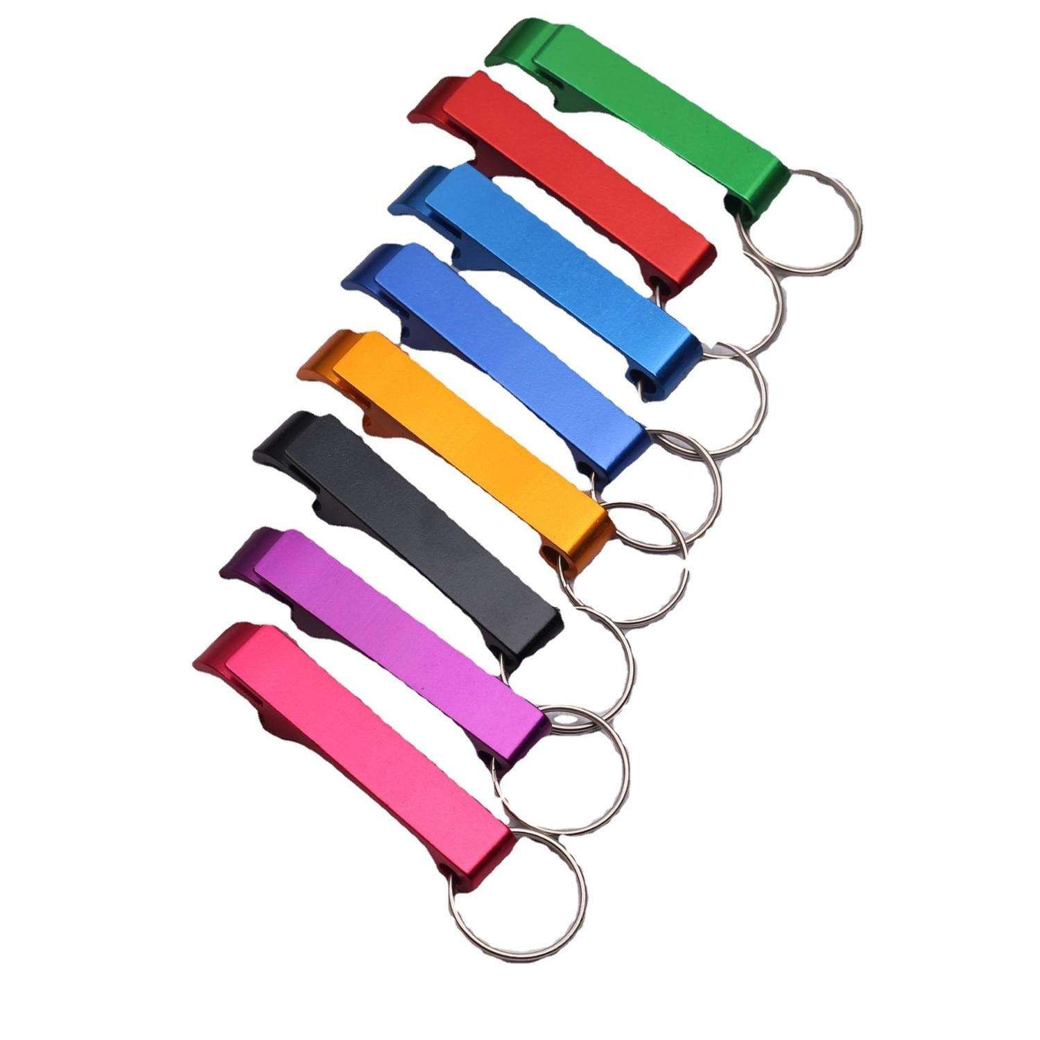 5-Pack Multi-Color Bottle Opener Cap Opener Can Opener Keychain - Image 4