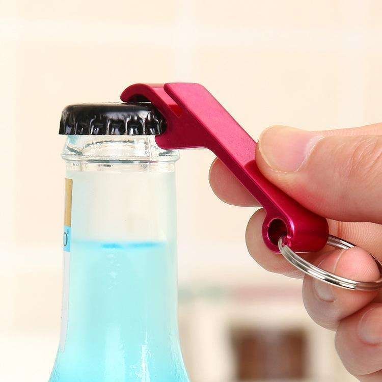 5-Pack Multi-Color Bottle Opener Cap Opener Can Opener Keychain - Image 6
