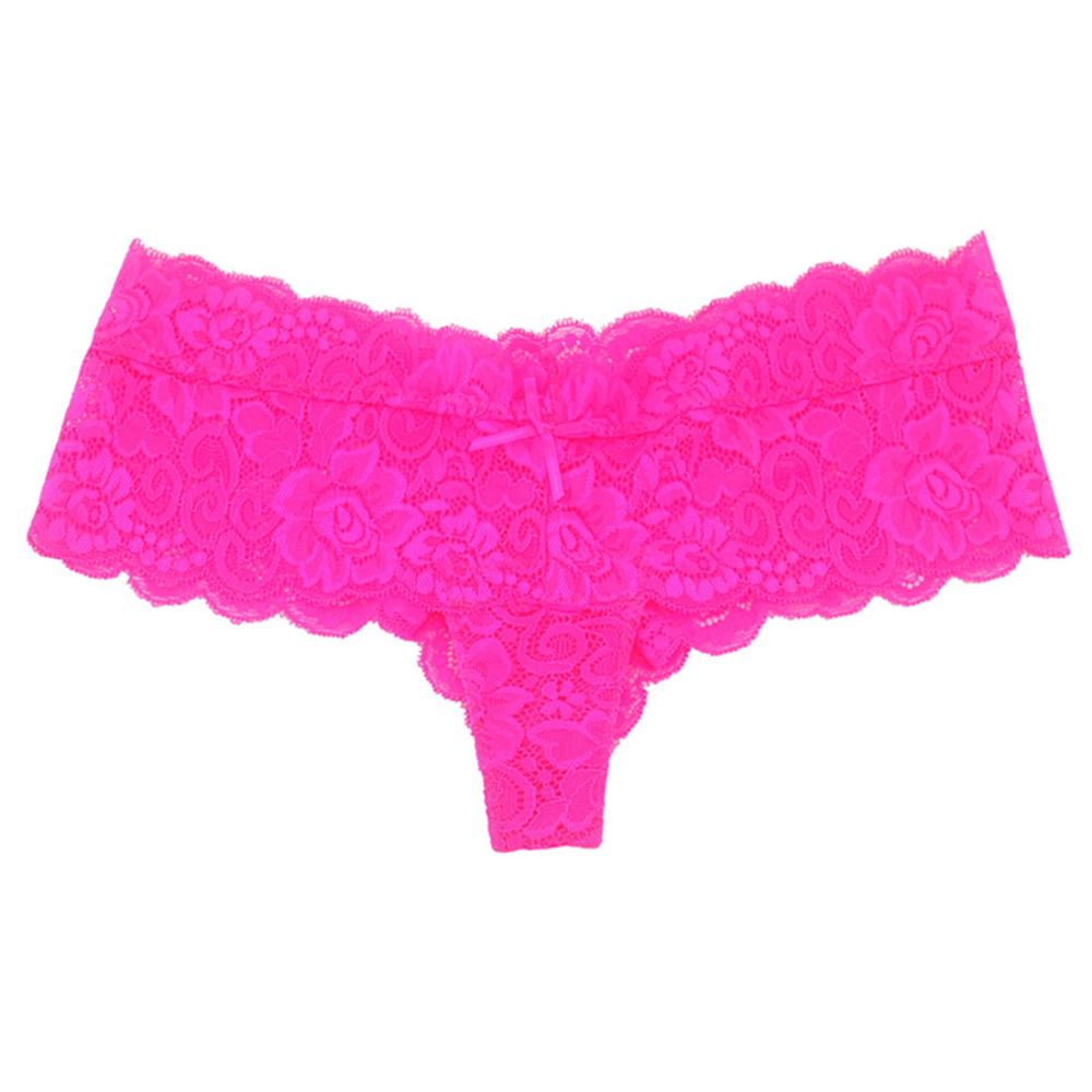6-pack Half-string Lace Panties, 6 Colors - Image 2