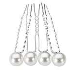 20 Pcs Wedding Hairpins with Pearls in White - Image 8