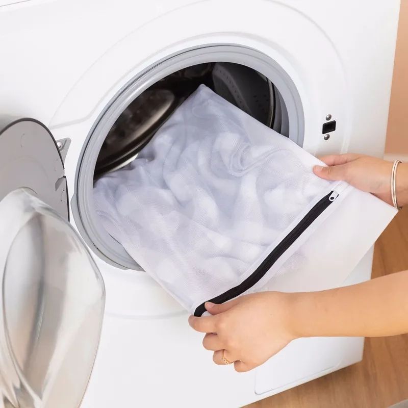 2pcs White Laundry Bags for Underwear, 40 x 50 cm - Image 2