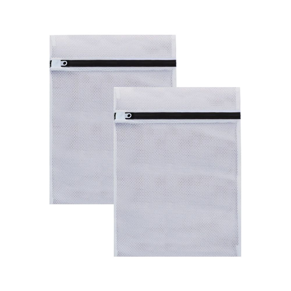 2pcs White Laundry Bags for Underwear, 30 x 40 cm - Image 1