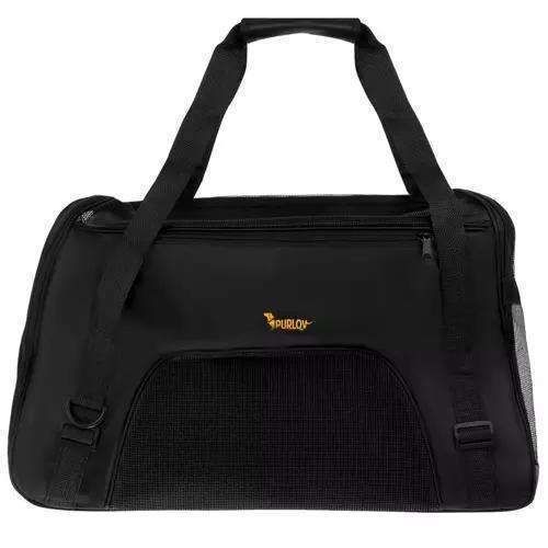 Pet Carrier Transport Bag, Black - Safe and Comfortable for Pets - Image 7