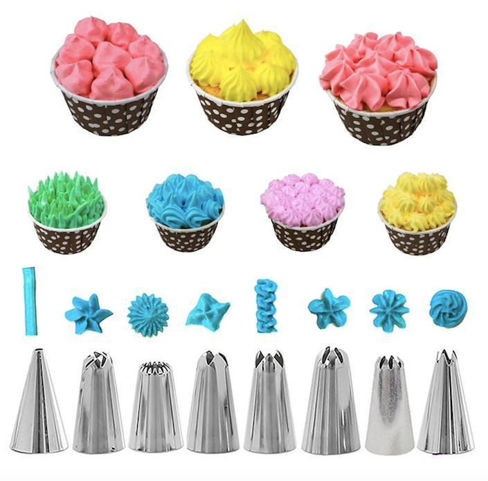 Blue Tulle Set with Liquor Bag, Liquor Tweezers, and Dough Scraper, 14 Pieces - Image 6