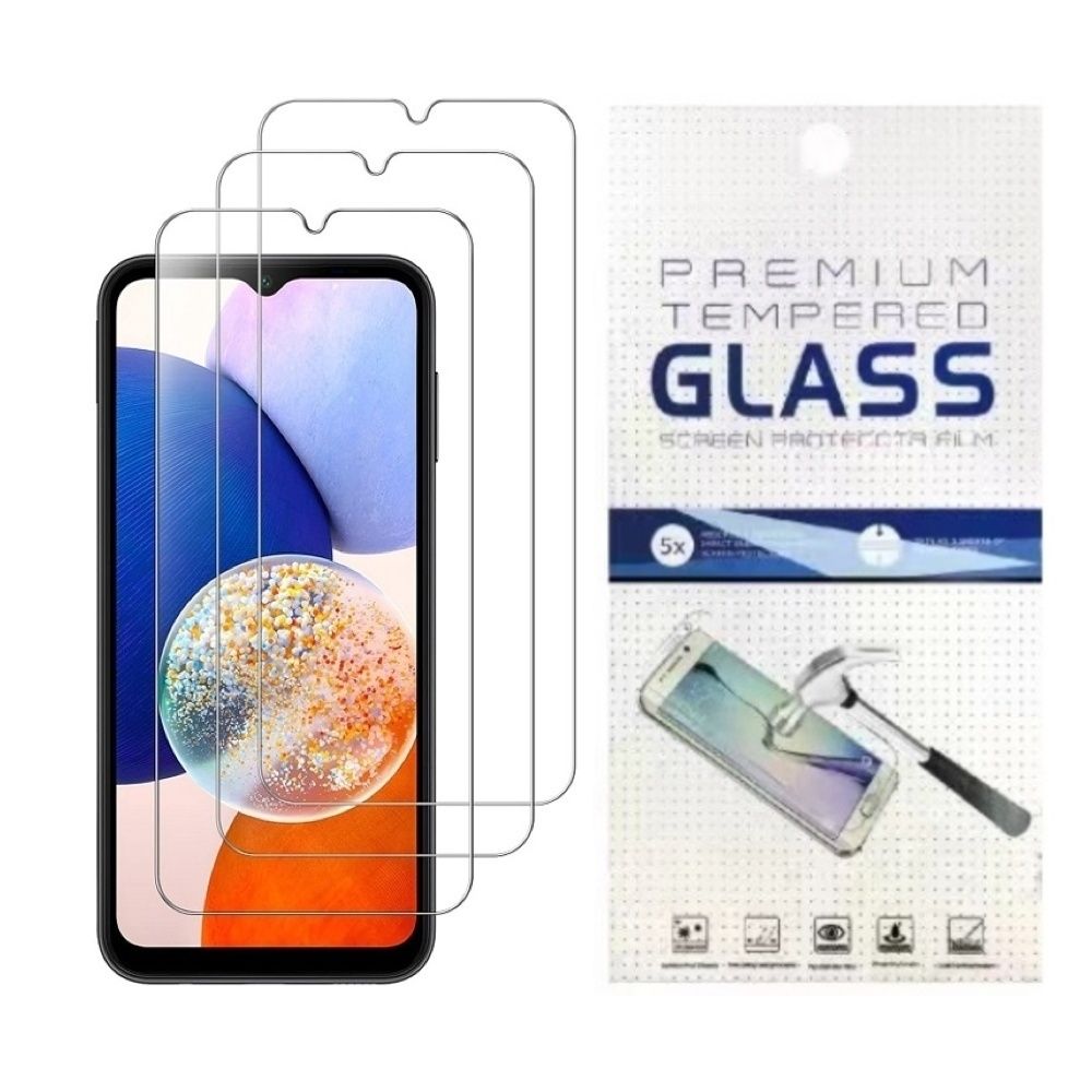 2pcs Tempered Glass Screen Protector for Samsung Galaxy A52S, Transparent - Image 1