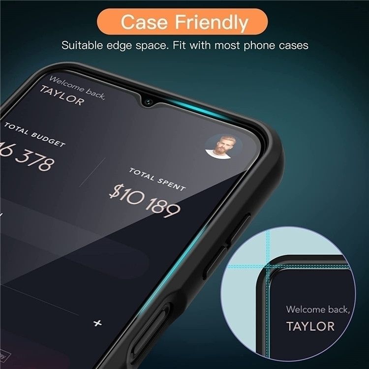2pcs Tempered Glass Screen Protector for Samsung Galaxy A52S, Transparent - Image 5