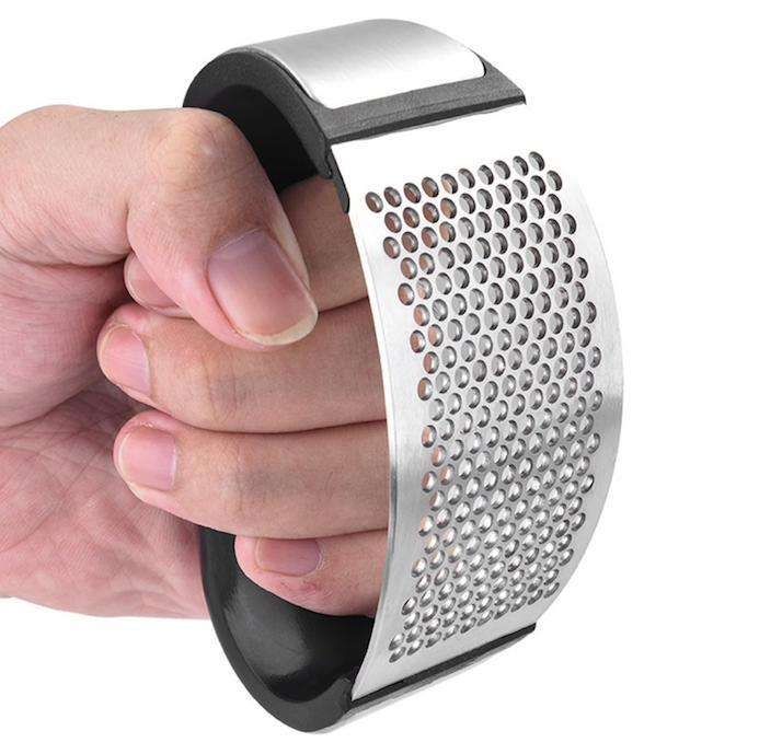 Black Steel Garlic Press - Image 5