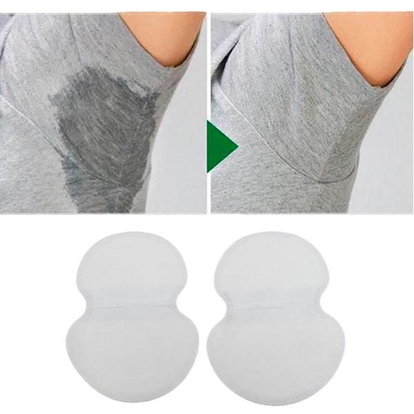 20 Self-Adhesive Sweat Shields, White - Image 1