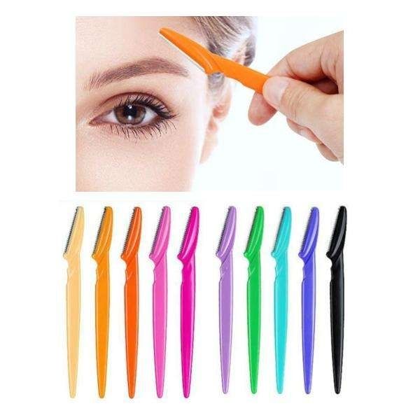 6-pack MultiColor Eyebrow Beard Knife Trimmer, 1.2mm - Image 1