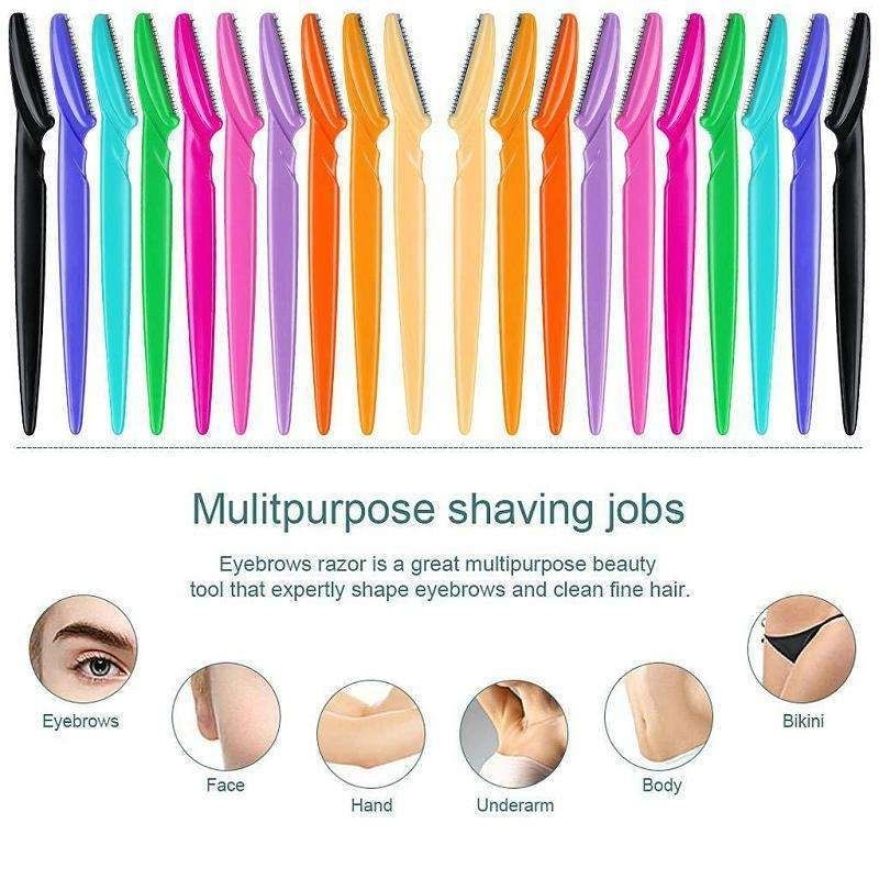 6-pack MultiColor Eyebrow Beard Knife Trimmer, 1.2mm - Image 4