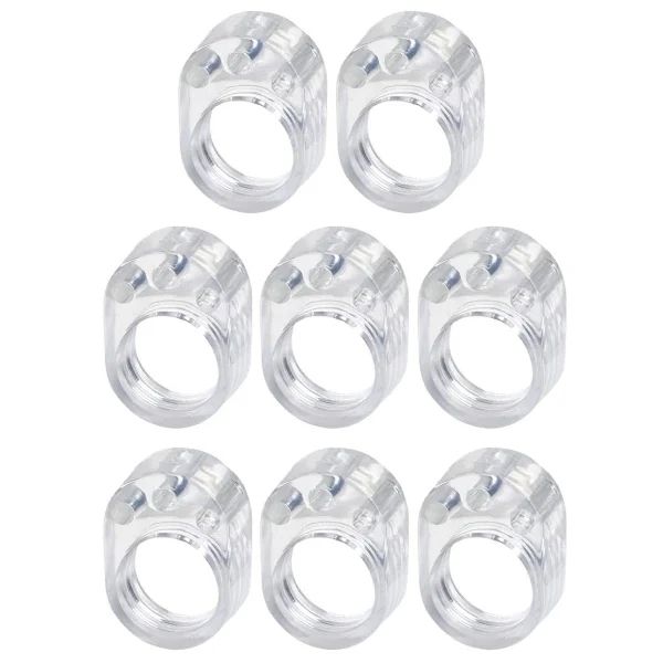 8-Pack Clear Door Handle Stops, 1.57\ - Image 1