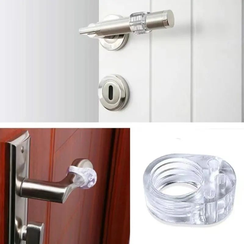 8-Pack Clear Door Handle Stops, 1.57\ - Image 3