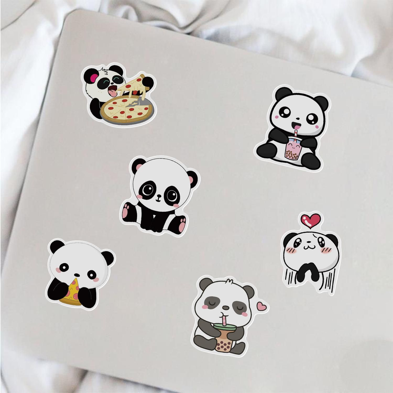 50pcs Graffiti Stickers Waterproof MultiColor Animal Design for Laptop Skate, Compatible with Panda - Image 5