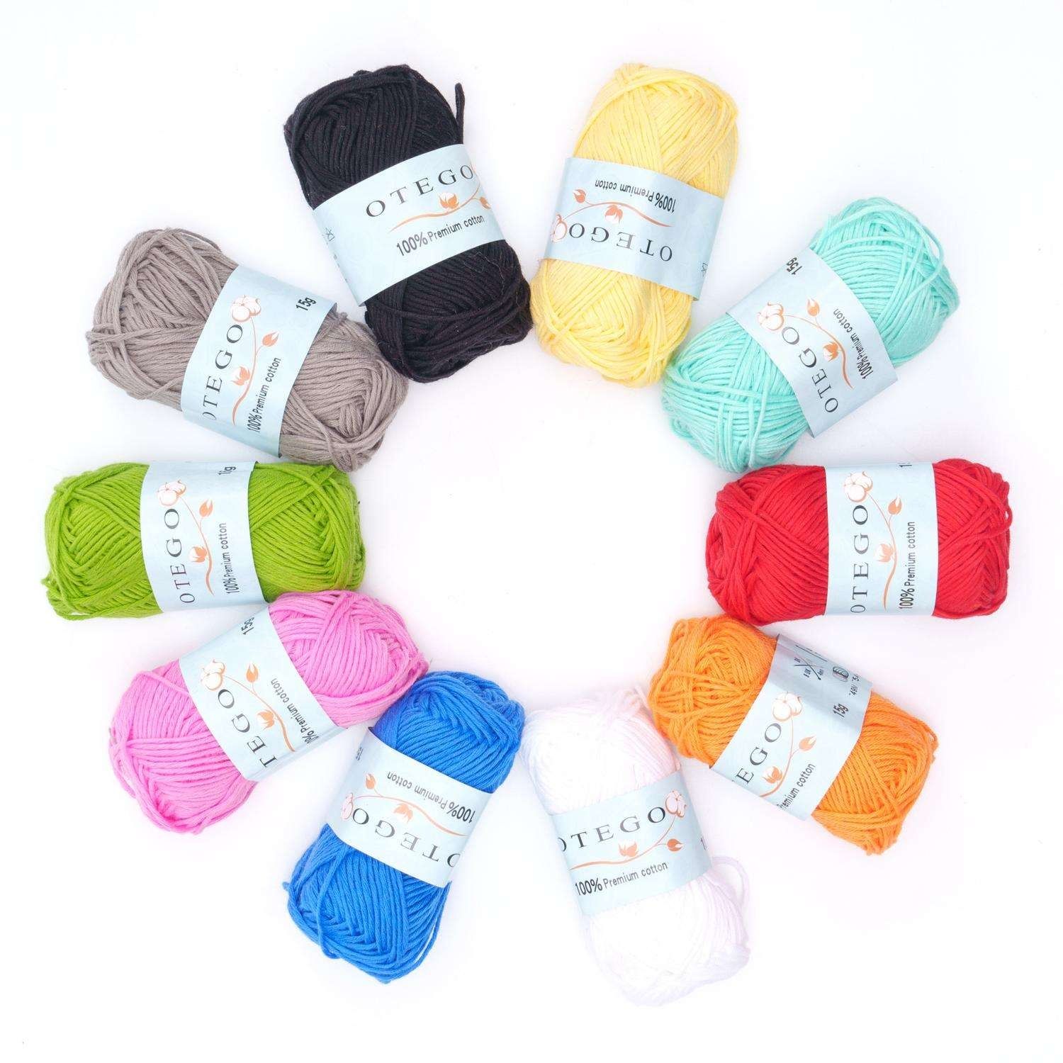 10-pack Cotton Yarn 150g MultiColor, for Knitting and Crochet - Image 7