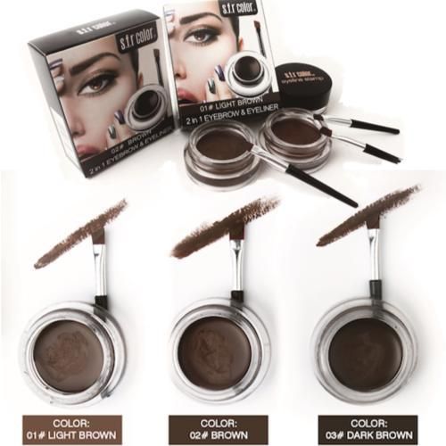 Eyebrow Pomade and Eyeliner 2in1 in Brown - Image 1