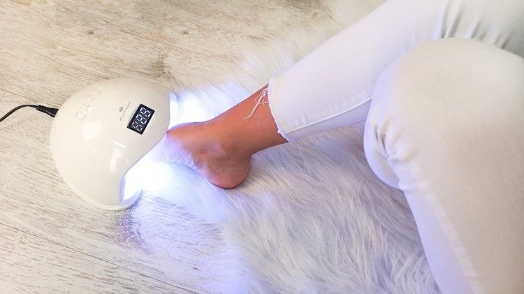 48W UV lamp for gel polish with motion sensor, White - Image 7
