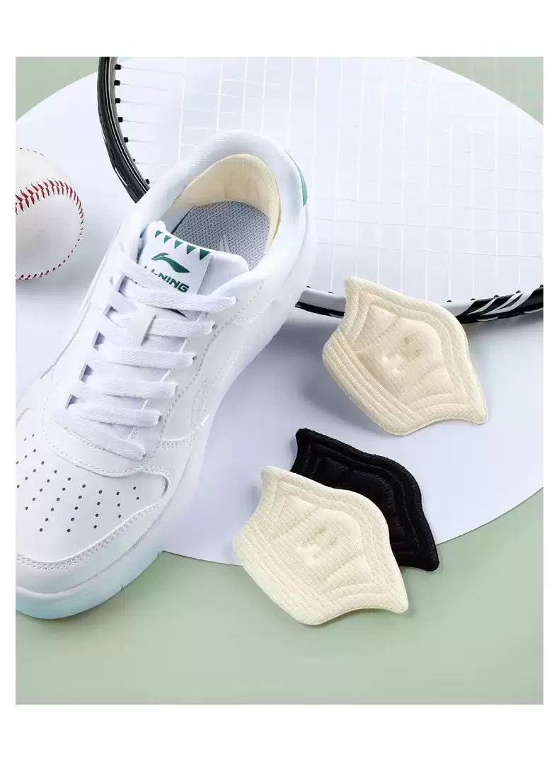 Shoe Inserts 1 Pair, White, Soft Effective Heel Inserts - Image 2