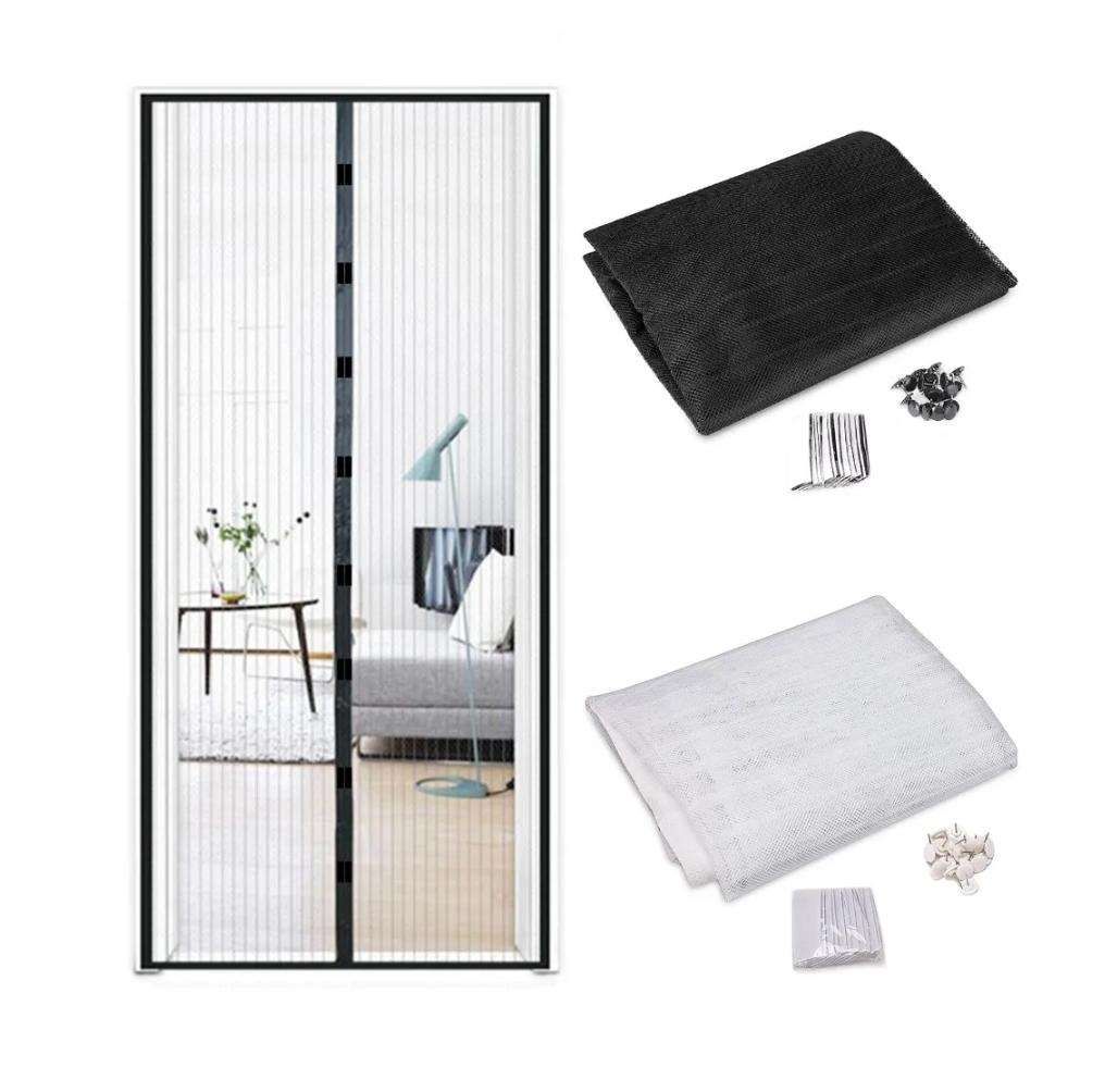 100x210cm White Insect Screen Door - Mosquito Net for Insect Protection - Image 1