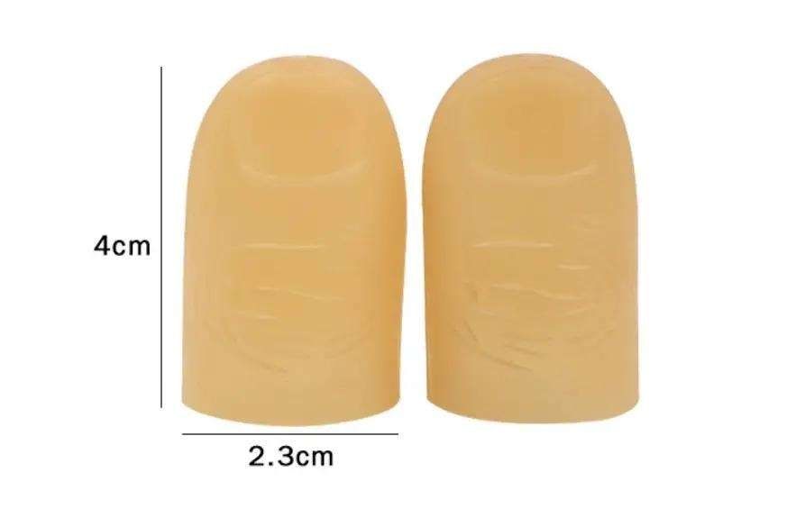 2pcs Magic Glow Thumb Lights for Party Tricks, Red - Image 4