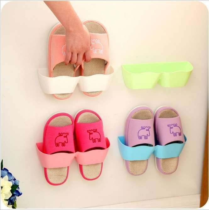 4 pcs Self-Adhesive Shoe Holders, MultiColor - Image 2
