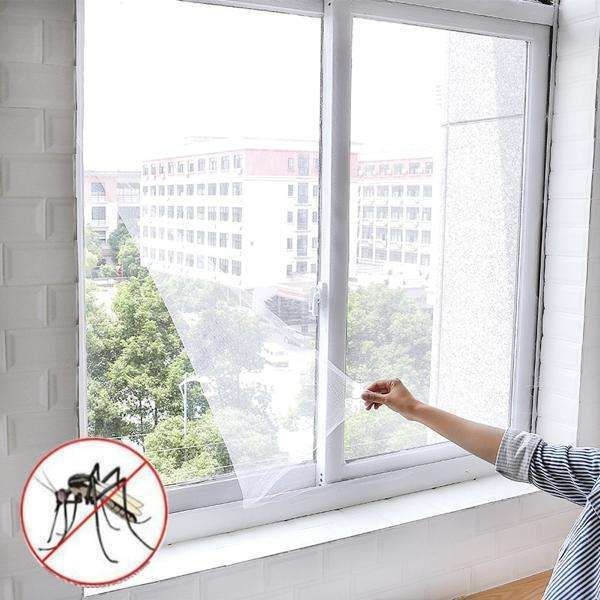 Mosquito Net White 130x150cm Cuttable, for Windows - Image 1