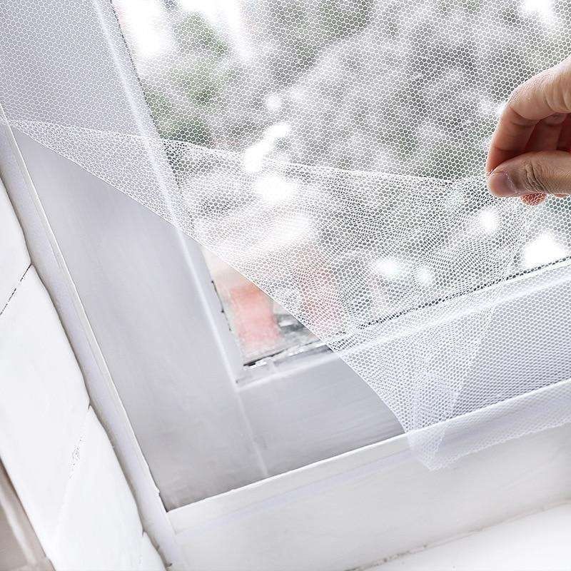 Mosquito Net White 130x150cm Cuttable, for Windows - Image 3