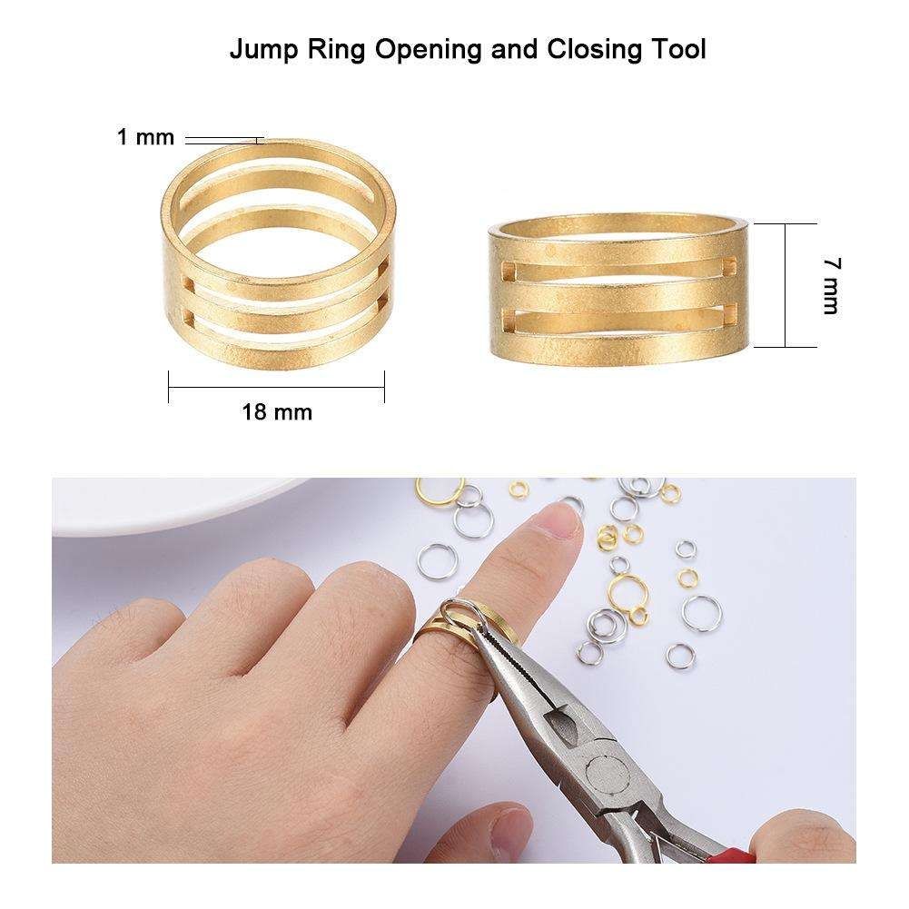 Jewelry Making Kit with Pliers, Wire and Rings - DIY Silver Gold Craft Supplies - Image 4