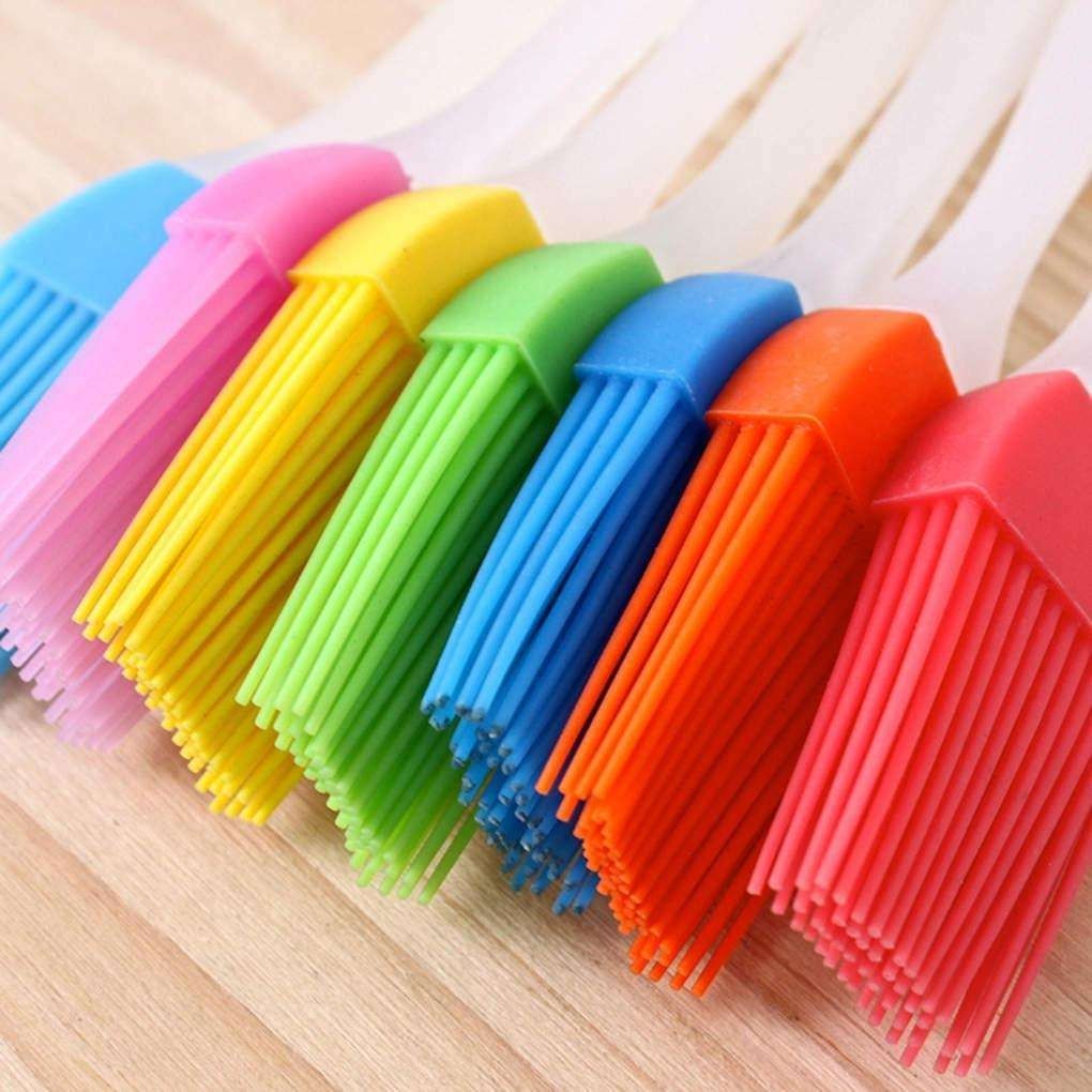 3-pack Silicone Cooking Brush, Bread Baking Brush, MultiColor - Image 3