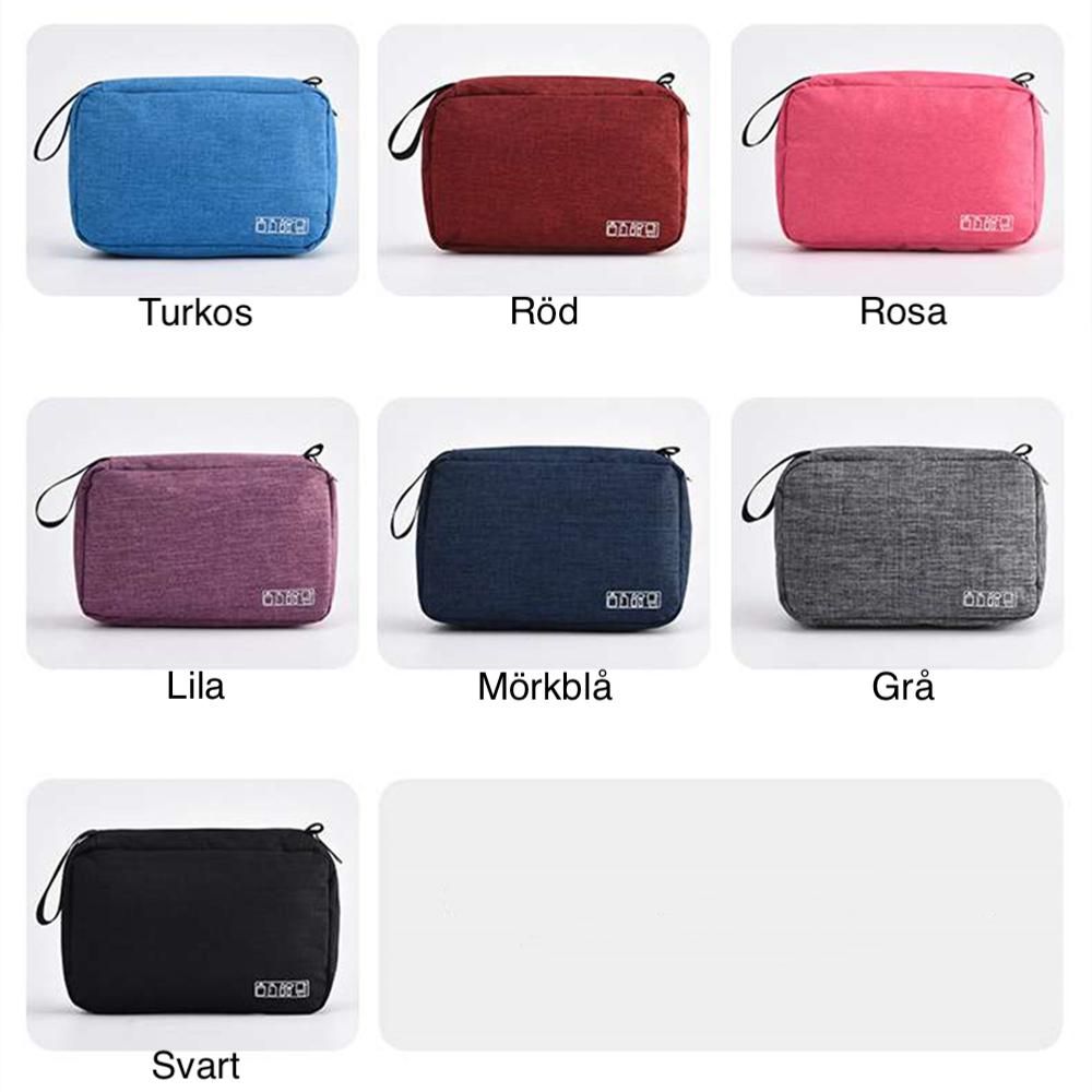 Hanging Toiletry Bag for Travel, Dark Blue - Image 3