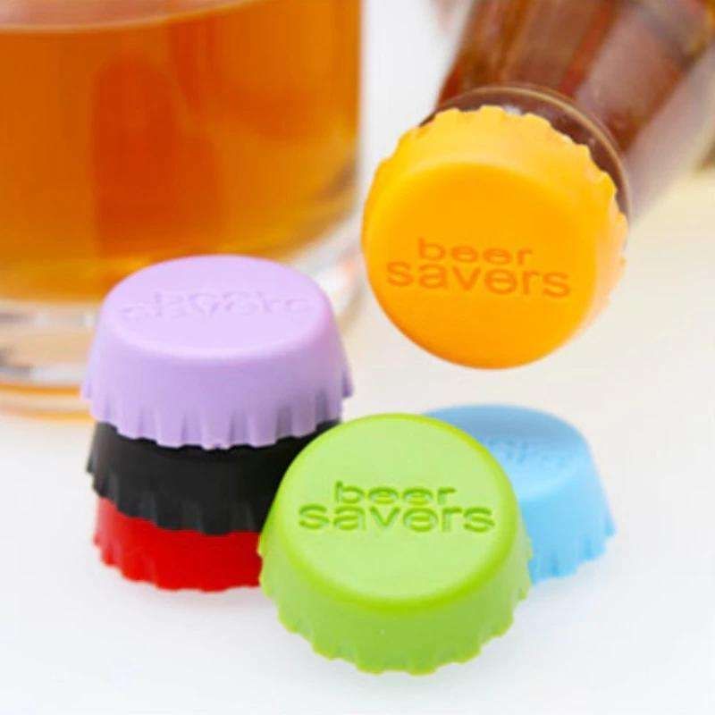 Beer saver vacuum sealer stopper, 6-pack, MultiColor for beer lovers - Image 2