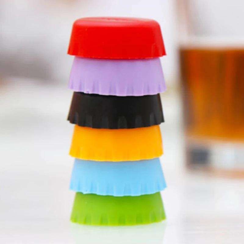 Beer saver vacuum sealer stopper, 6-pack, MultiColor for beer lovers - Image 3