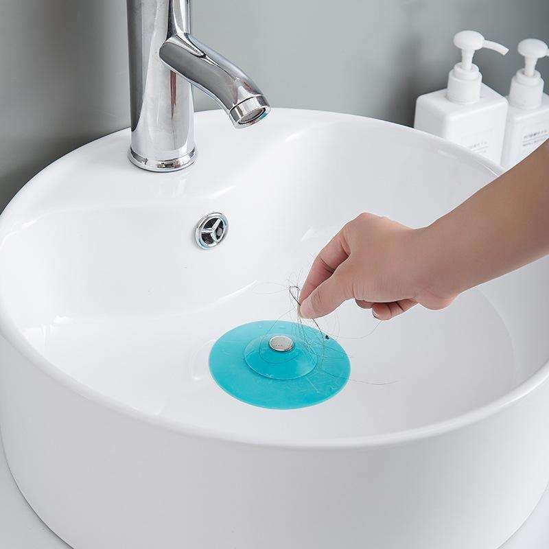 4 Pcs Hair Trap Stopper for Bathtub and Sink, White - Image 4