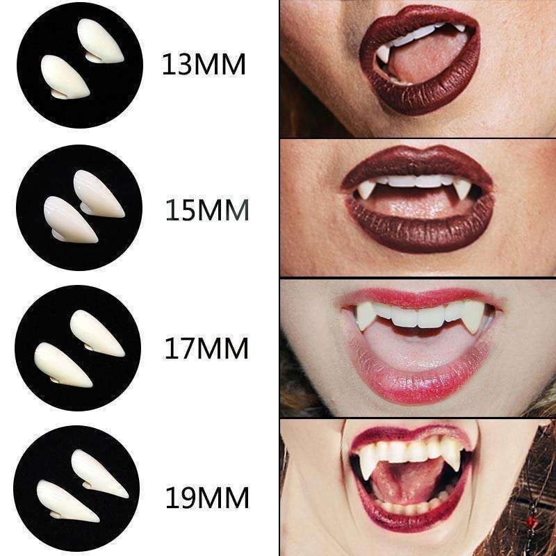 Vampire Teeth Halloween Costume Accessory, 17mm - Image 1