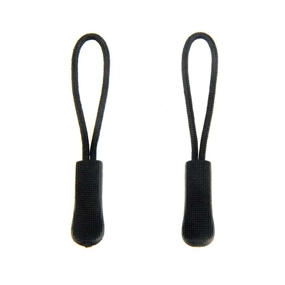 50-pack Black Replacement Zippers for Clothing, 6 inches - Image 1